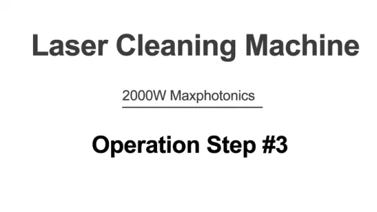 Máquina de fibra industrial portátil para limpeza a laser de fibra 3000W