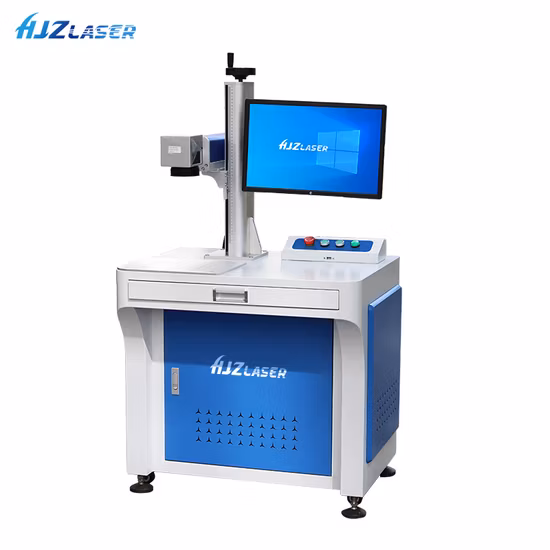 Raycus Jpt Mopa 20W 30W 50W 60W 80W 100W 120W Máquina de marcação e gravação de corte a laser de fibra com marcador de gravador de plástico para joias de metal rotativo